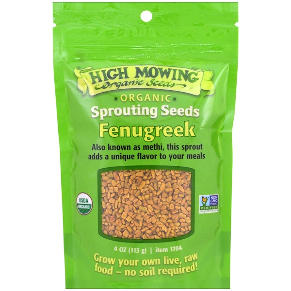 High Mowing Organic Seeds, حلبة ، 4 أوقية (113 غم)