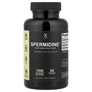 Humanx, Spermidină+, Amestec de extract de germeni de grâu, 60 capsule