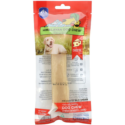 Купить Himalayan Pet Supply Himalayan Dog Chew, твердый, для собак до 55 фунтов, сыр, 93 г (3, 3 унции)