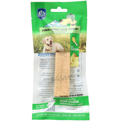 Купить Himalayan Pet Supply Himalayan Dog Chew, Hard, With Chicken, 2.3 oz (65.2 g)