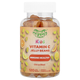 Human Beanz, Kids, Vitamin C Jelly Beans, Citrus Blast, 120 Jelly Beans (40 mg per Jelly Bean)