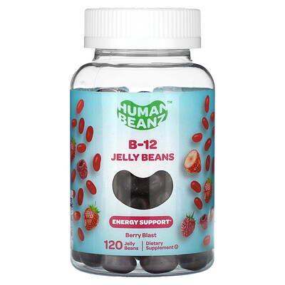 Product Image for Human Beanz, B-12 Jelly Beans, Berry Blast, 120 Jelly Beans (333 mcg per Jelly Bean)