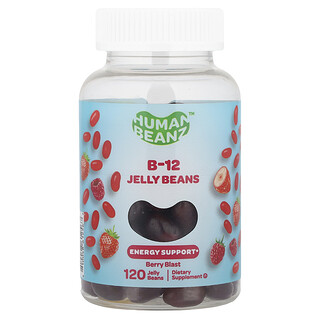 Human Beanz, B-12 Jelly Beans, B-12 Jelly Beans, Berry Blast, Berry Blast, 120 Jelly Beans (333 mcg pro Jelly Bean)