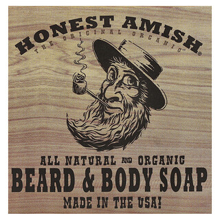 Honest Amish, 原初鬍鬚和身體皂，1 塊