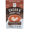 Hana Beverages, Cacao & Coconut Latte, Non-Coffee Superfood Beverage, 16 oz (454 g)