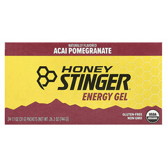 Energy Gel, асаї та гранат, 24 пакетики по 31 г (1,1 унції)