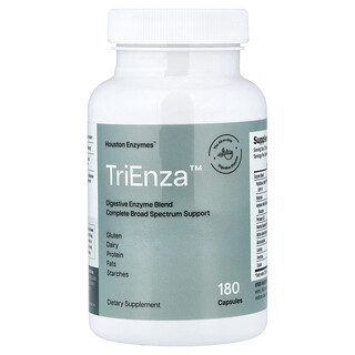 Houston Enzymes, TriEnza®, 180 Capsules