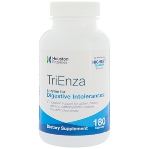 Купить Houston Enzymes, TriEnza с DPP IV Activity, 180 капсул  на IHerb