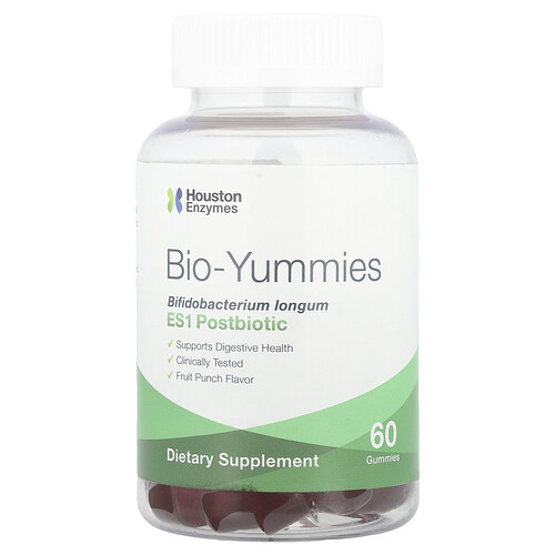 Houston Enzymes Bio-Yummies, Fruit Punch, 60 Gummies