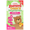 Hero Nutritional Products‏, Yummi Bears، أوميجا 3 مستخلص من النباتات، نكهات الفاكهة الطبيعية بالكامل، 90 قرص Gummy Bears