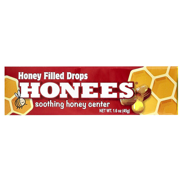 Honees Honey Filled Drops, 1.6 oz (45 g)