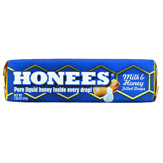 Honees, ミルク & ハニー フィルドドロップ, 1.50 オンス (42 g)