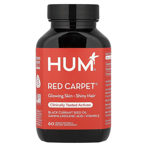 HUM Nutrition, Red Carpet®, 60 Vegan Softgels