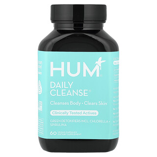 HUM Nutrition, 日常清洁，60 粒全素胶囊