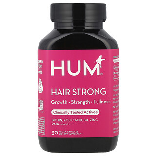 HUM Nutrition, Silné vlasy, 30 veganských kapslí