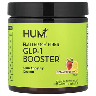 HUM Nutrition, Flatter Me® 纤维，GLP-1 促进剂，草莓柠檬味，4 盎司（120 克）