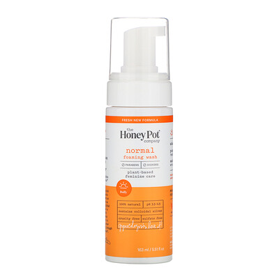 The Honey Pot Company очищающая пена для нормальной кожи, 163 мл (5,51 жидк. унций)
