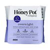 The Honey Pot Company, Herbal-Infused Pads with Wings, Overnight, 12 Count