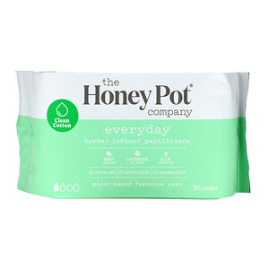 Отзывы о The Honey Pot Company, Herbal-Infused Pantiliners, Everyday, 30 Count