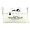 The Honey Pot Company, Organic Incontinence Overnight, Non-Herbal Cotton Pads With Wings, 16 Count