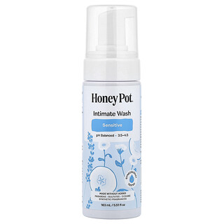 The Honey Pot Company, Detergente intimo, per pelli sensibili, 163 ml