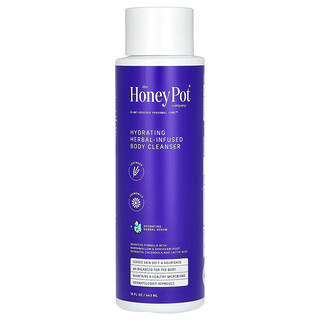 The Honey Pot Company, Agente de limpieza corporal hidratante con infusión de hierbas, Lavanda y manzanilla, 443 ml (15 oz. líq.)
