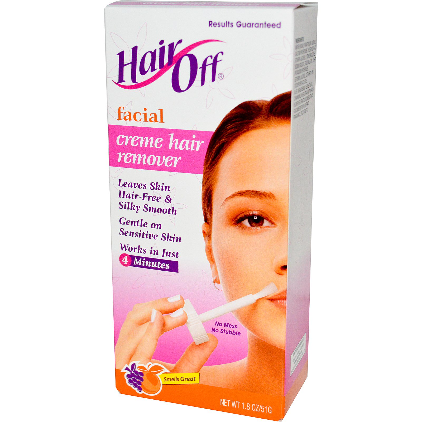 HairOff Facial Cream Hair Remover 18 Oz 51 G IHerbcom