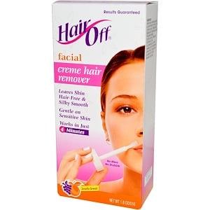 Отзывы о Хэр Офф, Facial, Cream Hair Remover, 1.8 oz (51 g)