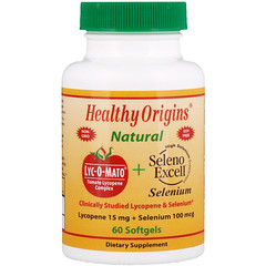 Lyc-O-Mato Lycopene + Seleno Excell, 60 Softgels