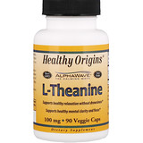 Отзывы о Healthy Origins, L-Theanine, 90 Veggie Caps
