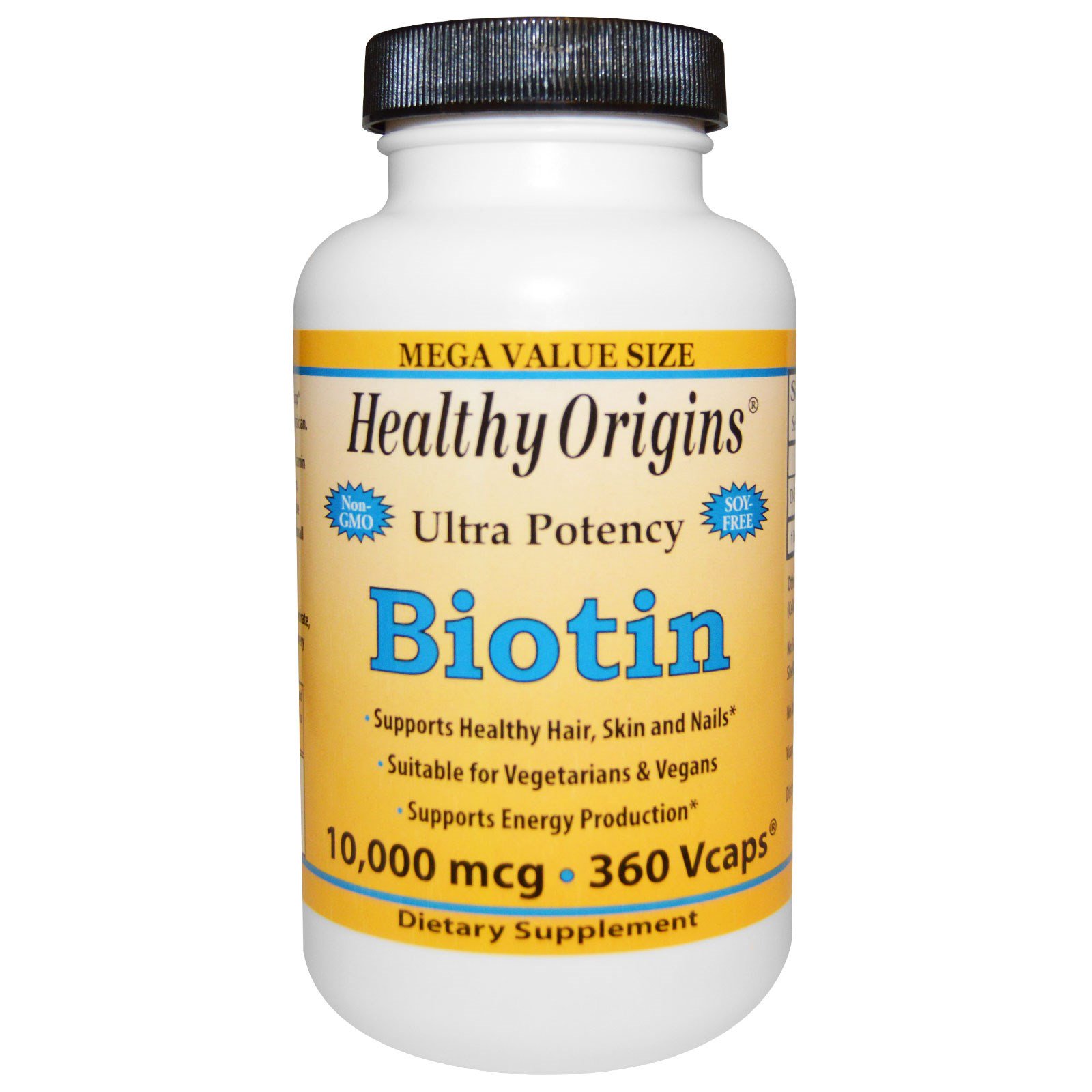 Биотин 5.000 мкг. Biotin 10000 MCG. Healthy Origins. Biotin 10000 MCG купить.