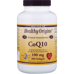 CoQ10, Kaneka Q10, 100 mg, 300 Softgels