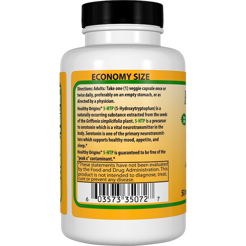 Healthy Origins, 5HTP, 50 mg, 120 Veggie Capsules iHerb