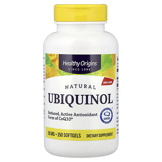 Healthy Origins, Natural Ubiquinol, 50 mg, 150 Capsules