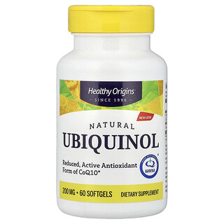 Healthy Origins, Natural Ubiquinol, 200 mg, 60 Capsules