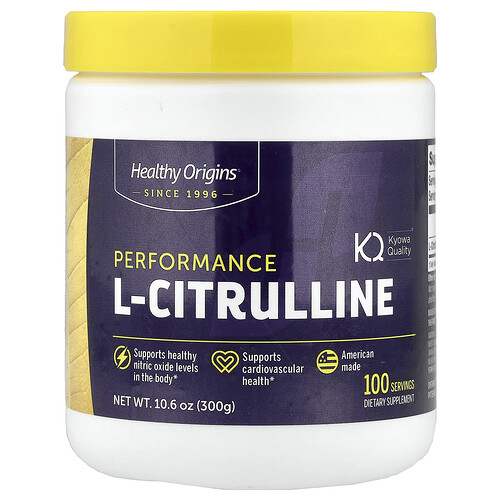 Healthy Origins Performance L-Citrulline Vitamin | 10.6 oz Powder