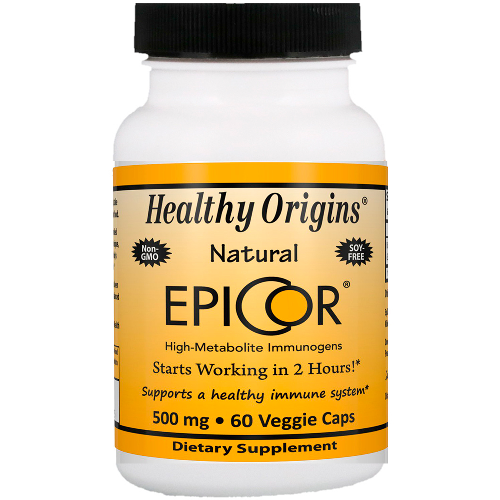 Healthy Origins Epicor 500 Mg 60 Veggie Caps Iherb