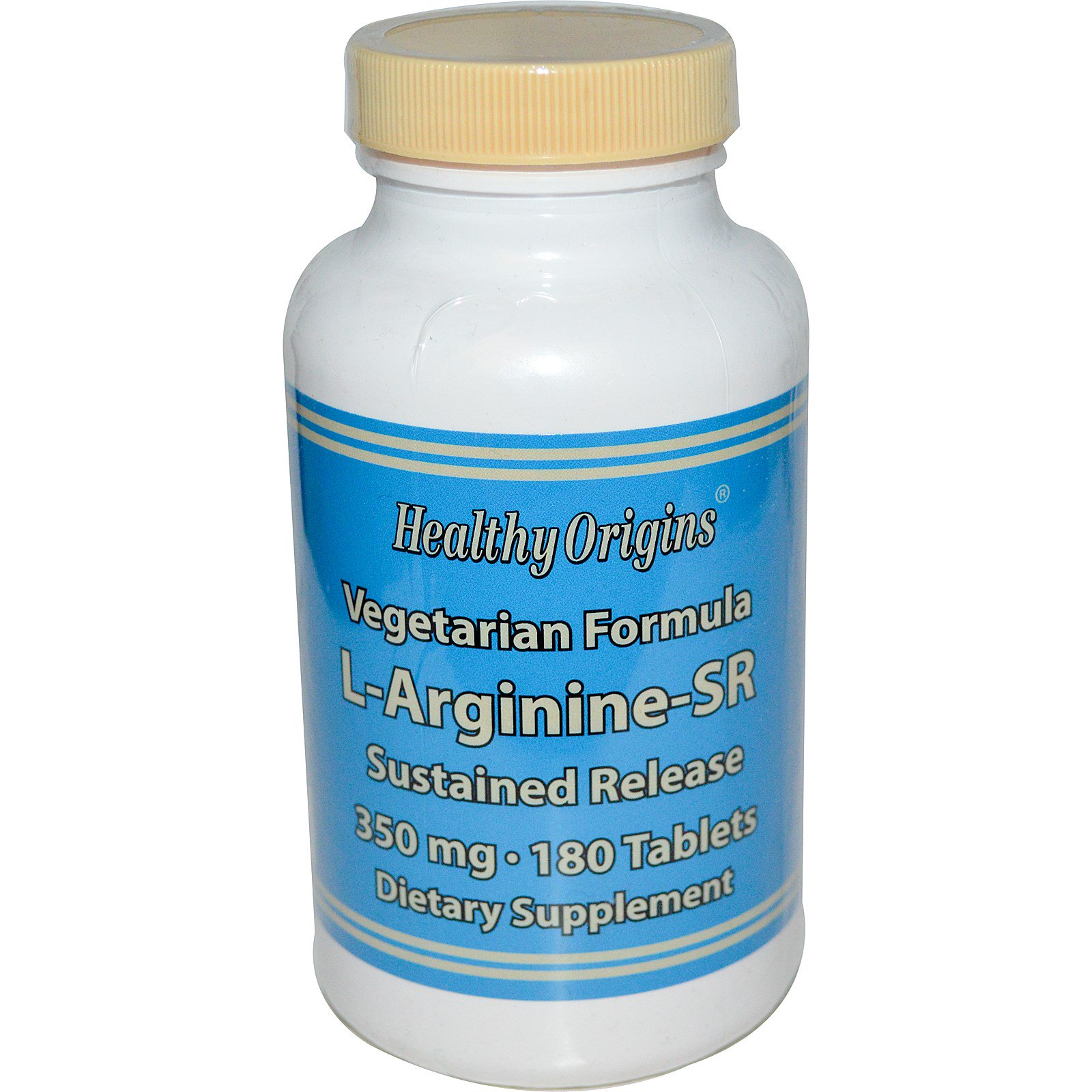 healthy origins, l-arginine, sustained release, 3