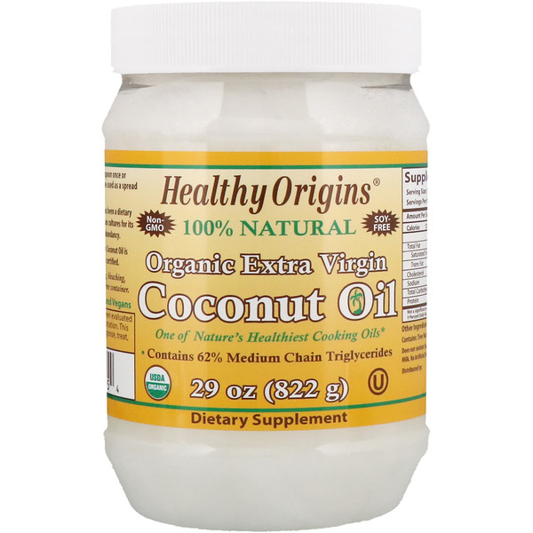 Healthy Origins, Óleo de Coco Extra Virgem orgânico, 29 oz (822 g) (Discontinued Item) 