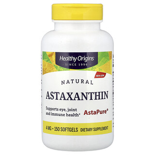 Healthy Origins, Natural Astaxanthin, 150 Capsules