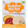 Hot Kid, Toddler Mum-Mum, Organic Rice Biscuits, Sweet Potato & Pomegranate, 12 Packs, 2.12 oz (60 g)