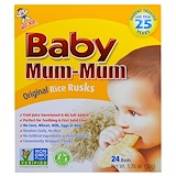 Отзывы о Baby Mum-Mum, оригинальные рисовые галеты, 24 галет, 50 г (1,76 унции) каждая