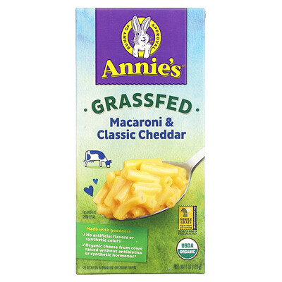 

Annie's Homegrown Macaroni & Classic Cheddar 6 oz (170 g)