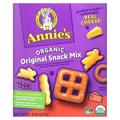 

Annie's Homegrown Organic Snack Mix Original 9 oz (255 g)