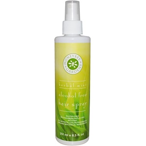 Отзывы о Ханиби Гардэнс, Alcohol Free Hair Spray, Herbal Mint, 8.5 fl oz (251 ml)