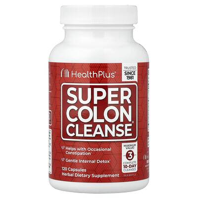 Product Image for Health Plus, Super Colon Cleanse , 120 Capsules