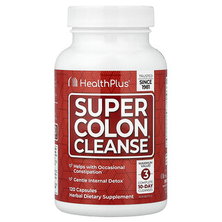 Health Plus, Super Colon Cleanse®, 120 κάψουλες