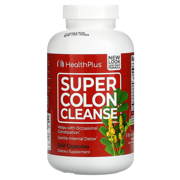 Health Plus‏, Super Colon Cleanse، عبوة من 240 كبسولة