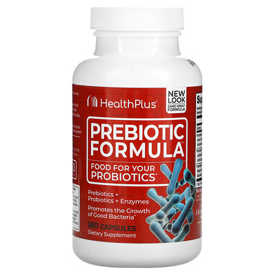 

Health Plus Prebiotic Formula 500 mg 180 Capsules