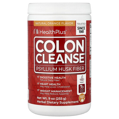 Product Image for Health Plus, Colon Cleanse , Natural Orange, 9 oz (255 g)